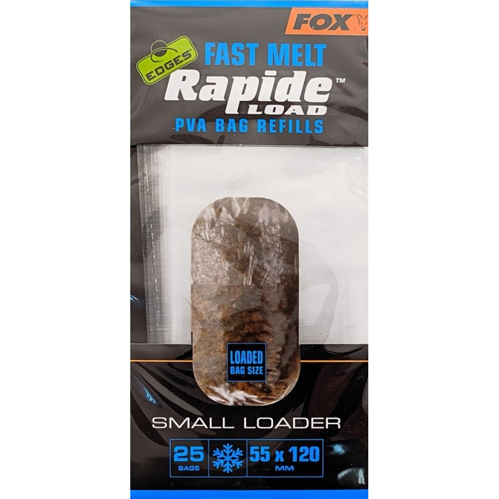 Швидко розчинні ПВА пакети Fox Edges Rapide Refills Fast Melt 55mmx120mm, 25 bags