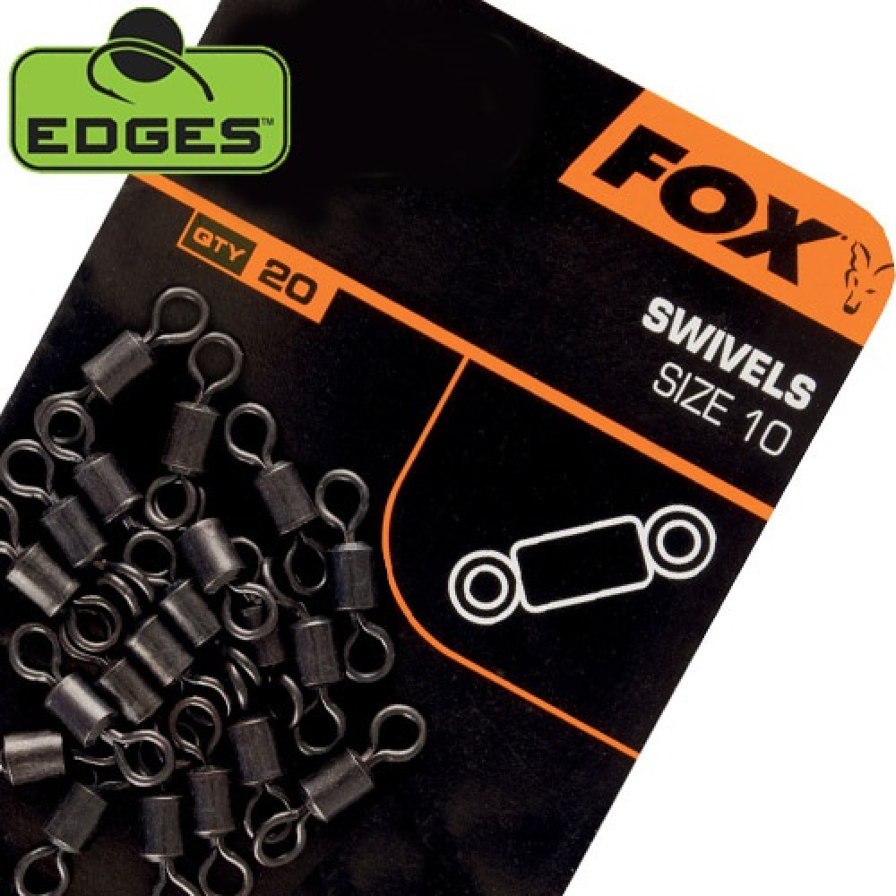 Вертлюги Fox Edges Swivels Standard Size 10 x 20