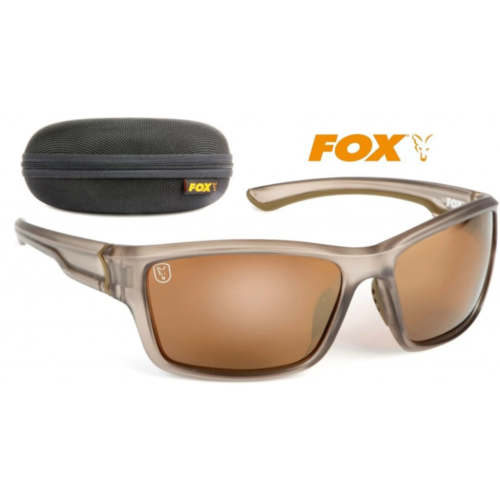 Очки Fox Trans Khaki Brown Mirror lense