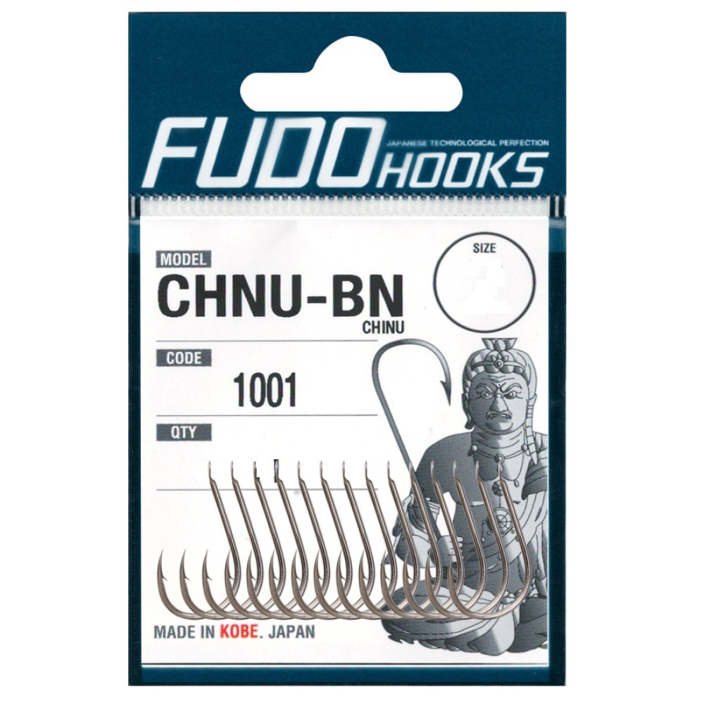 Гачок FUDO Hooks CHINU Black Nickel #10