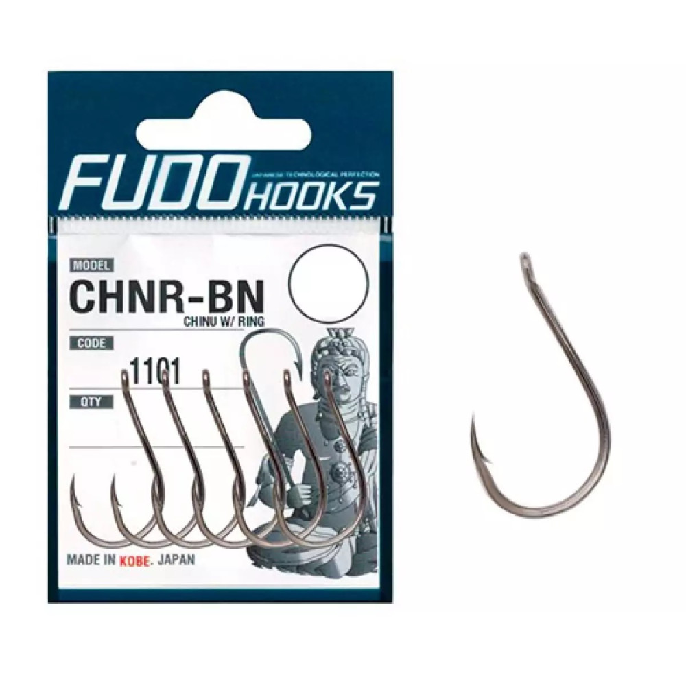 Гачок FUDO Hooks CHINU W/ RING BN #4