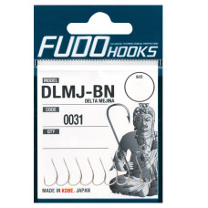 Гачок Fudo Hooks Delta Mejina Black Nickel #7