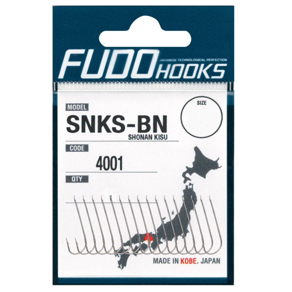 Гачок FUDO Hooks SHONAN KISU Black Nickel #11