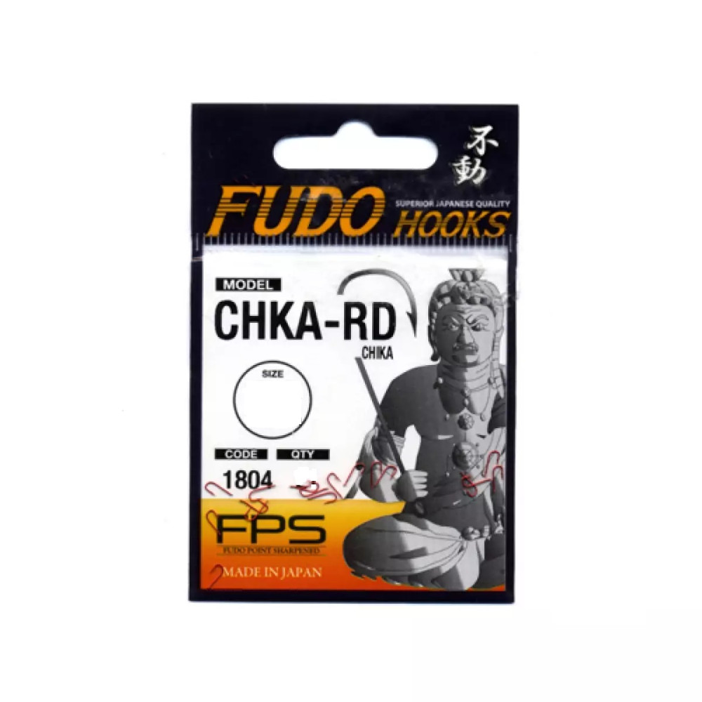 Гачок FUDO Hooks CHIKA Red #22