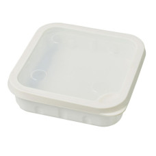 Коробка для наживки Garbolino SQUARE BAIT BOXES -WITH NON-PERFORATED LID-2L - WHITE GOMAH0007-2.0