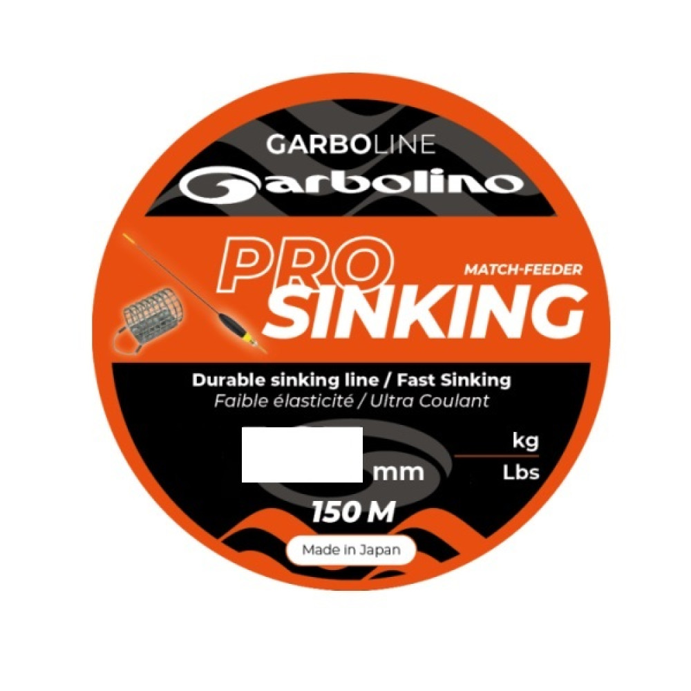 Волосінь Garbolino PRO SINKING 150m 0.233mm 3.810kg