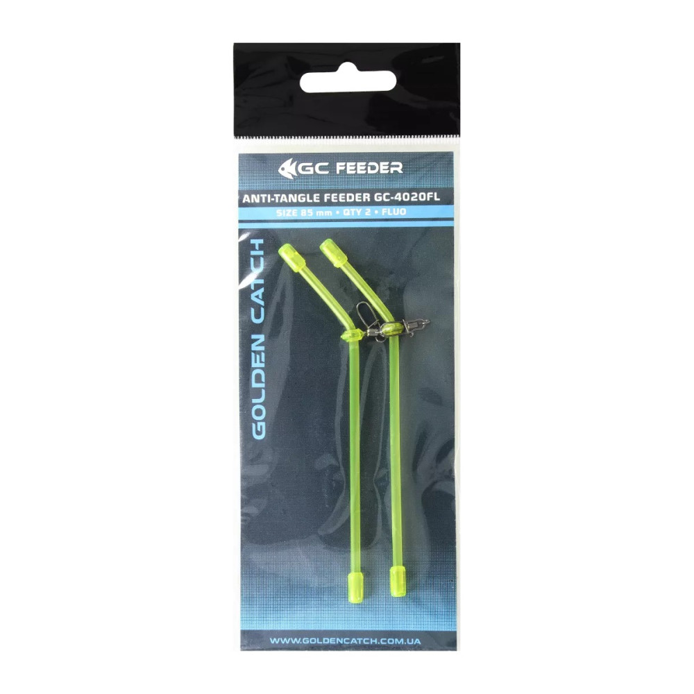 Протизакручувач Golden Catch Feeder 4020FL 120мм Fluo (2шт)