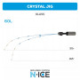 Вудка зимова Golden Catch N-Ice Crystal Glass Jig 60L Glass