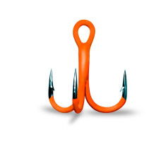 Трійник Gurza Round Treble Hook ST-36 UV ORANGE # 10