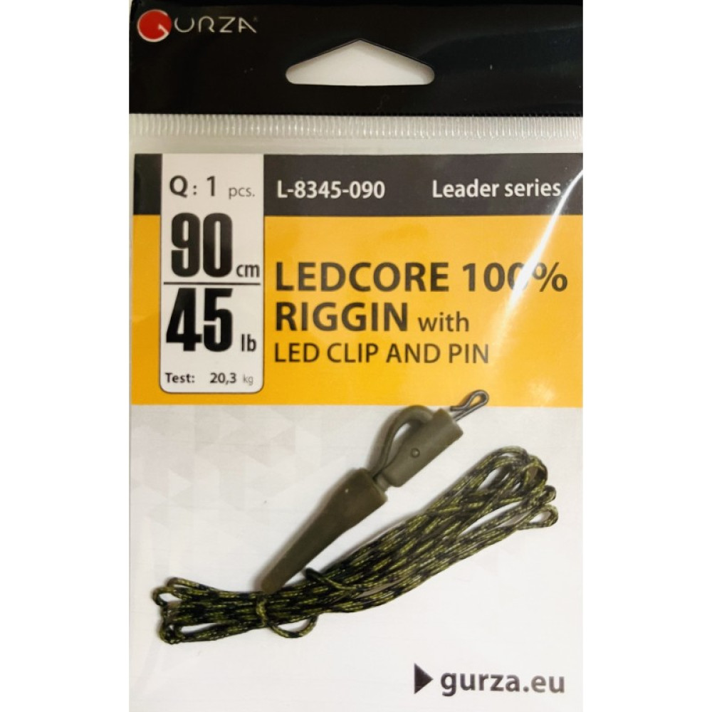 Оснащення Gurza Leadcore 90cm/45lb L-8345-090