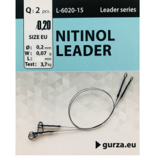 Повідці титанові Gurza Nitinol Liader For Spin Lure 250mm/0.20 2pcs 