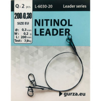 Повідці титанові Gurza Nitinol Liader 200mm/0.30 2pcs 