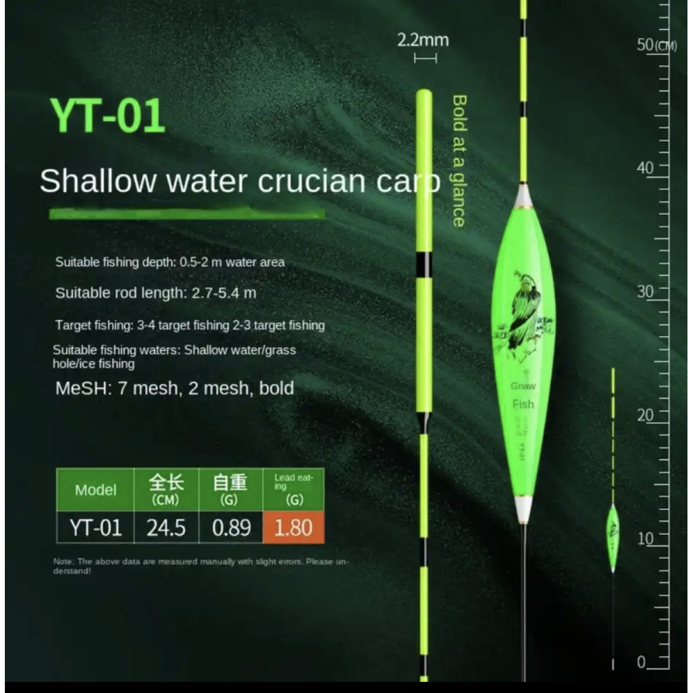 Поплавець Herabuna Fishing YT-01 1.8 гр