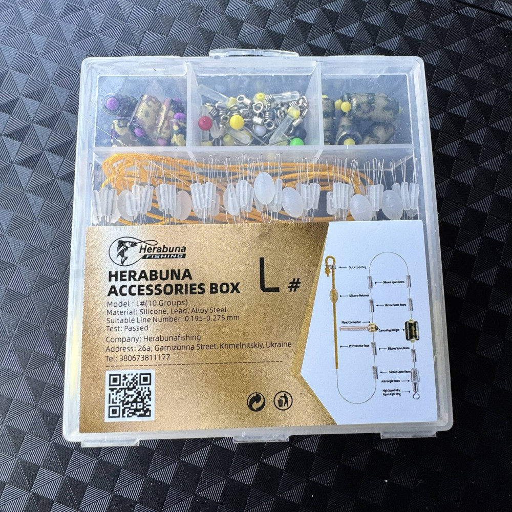 Набір аксесуарів Herabuna Fishing 7+2 для оснащень