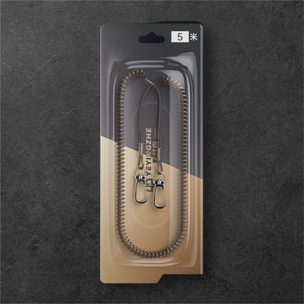 Страхувальна резинка Herabuna Fishingдля вудки 5м сіра