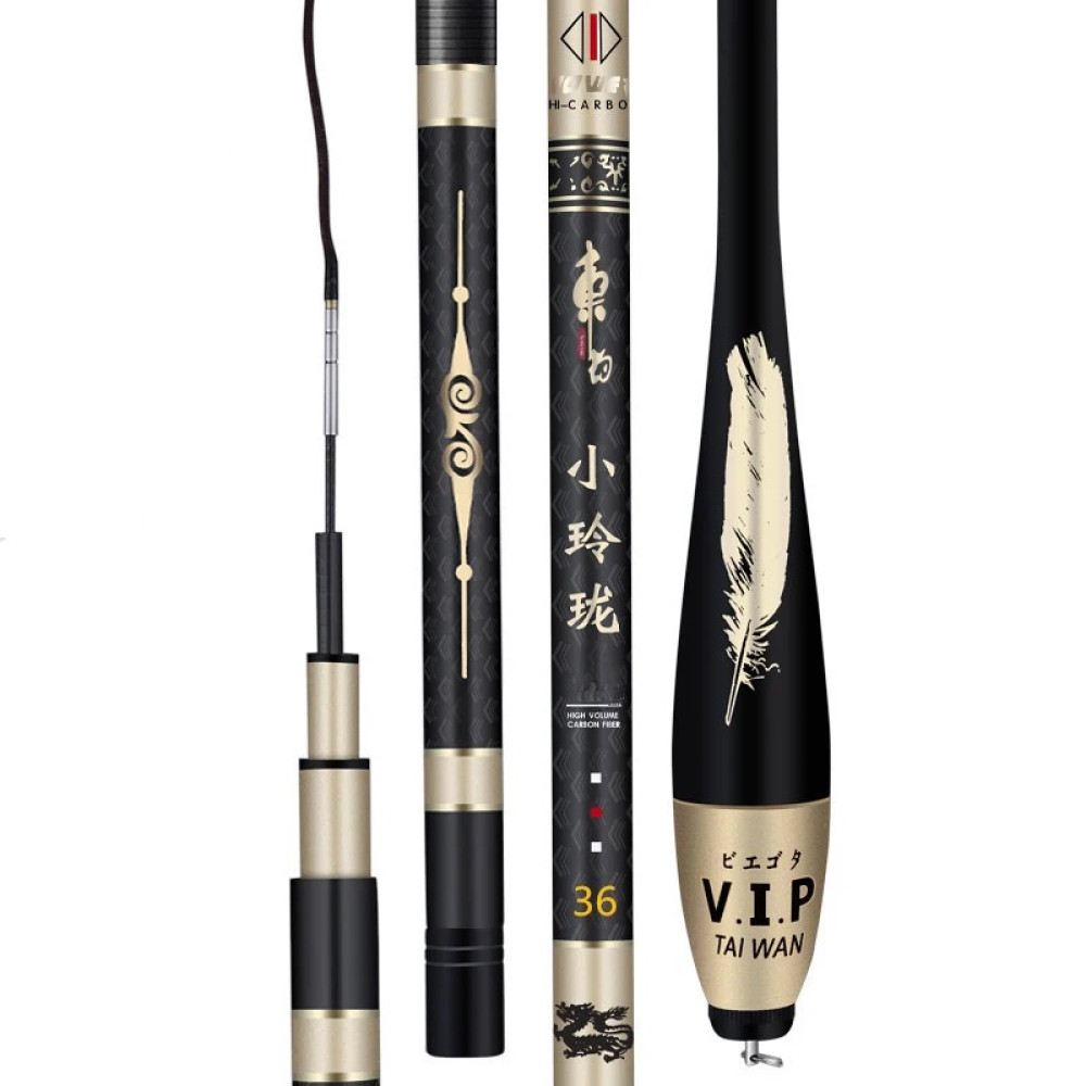 Вудлище Herabuna Fishing V.I.P. Taiwan оригінал 3.6м 110см 75 грам