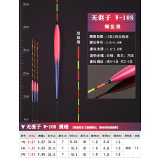 Поплавець Herabuna Fishing W-108 Розмір #2 