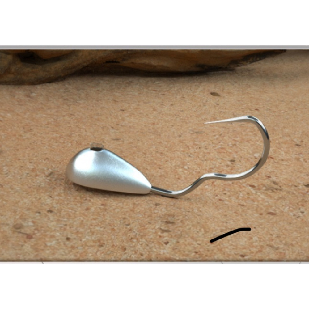 Мормишки самопідсікаючі Herabuna Fishing 12 шт срібні. Розмір #3 0,2гр