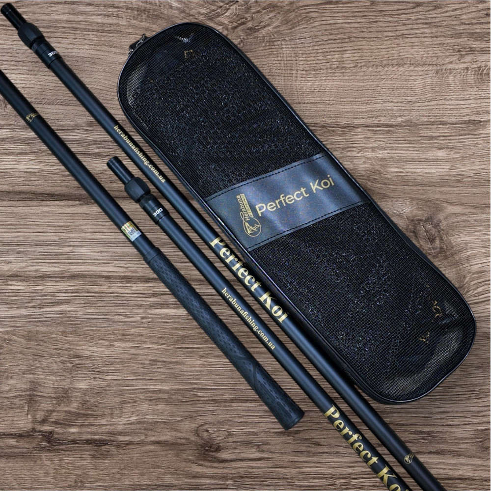 Підсак карбоновий Herabuna Fishing 3.0 м Perfect Koi з складною головою 50см