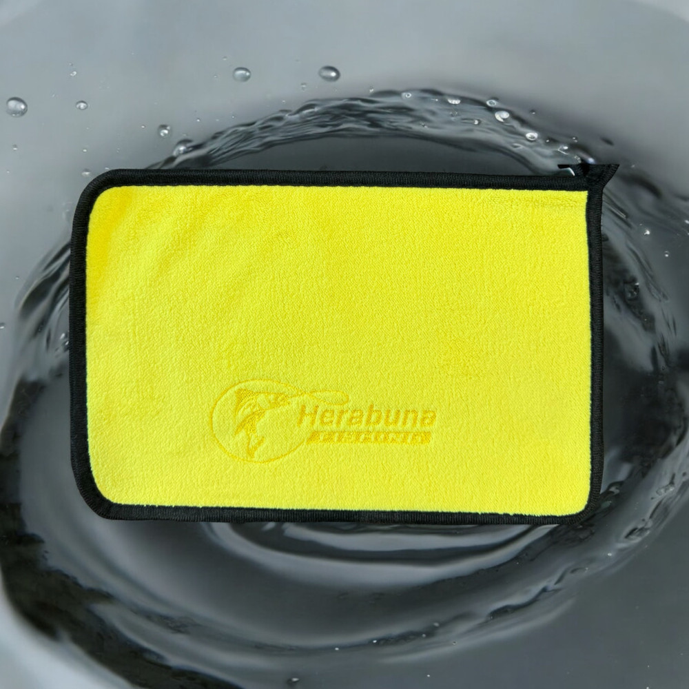 Рушник 30*20 Herabuna Fishing. Колір: Жовтий