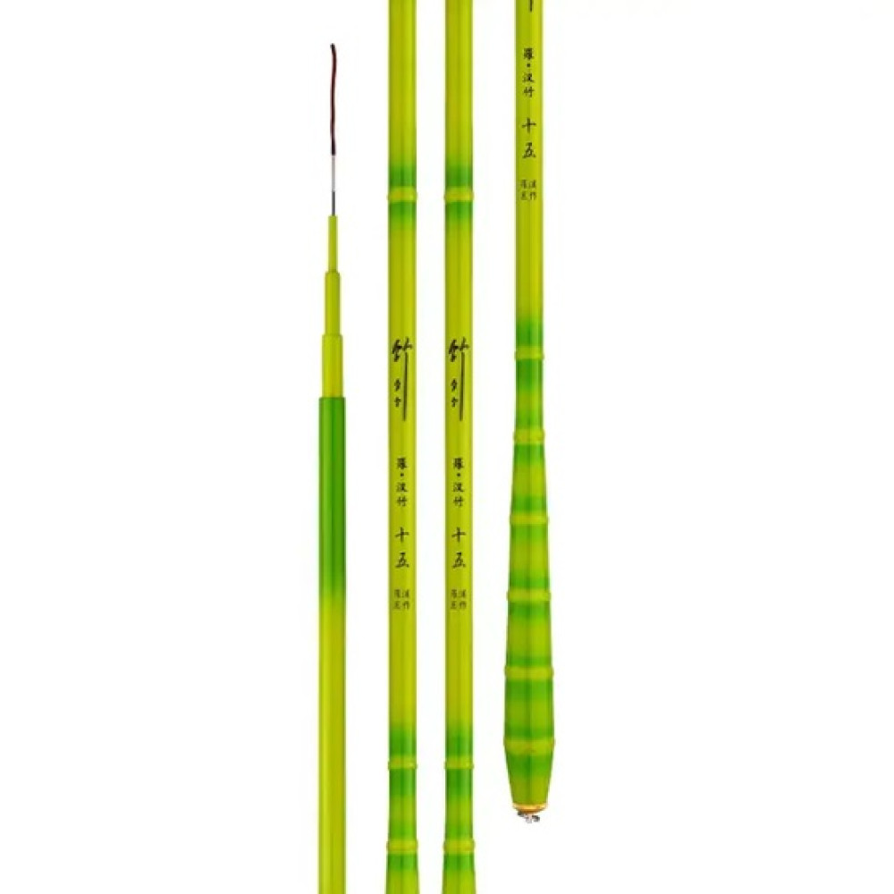 Вудлище херабуна Зелений бамбук 4,8 м Houwanyufu