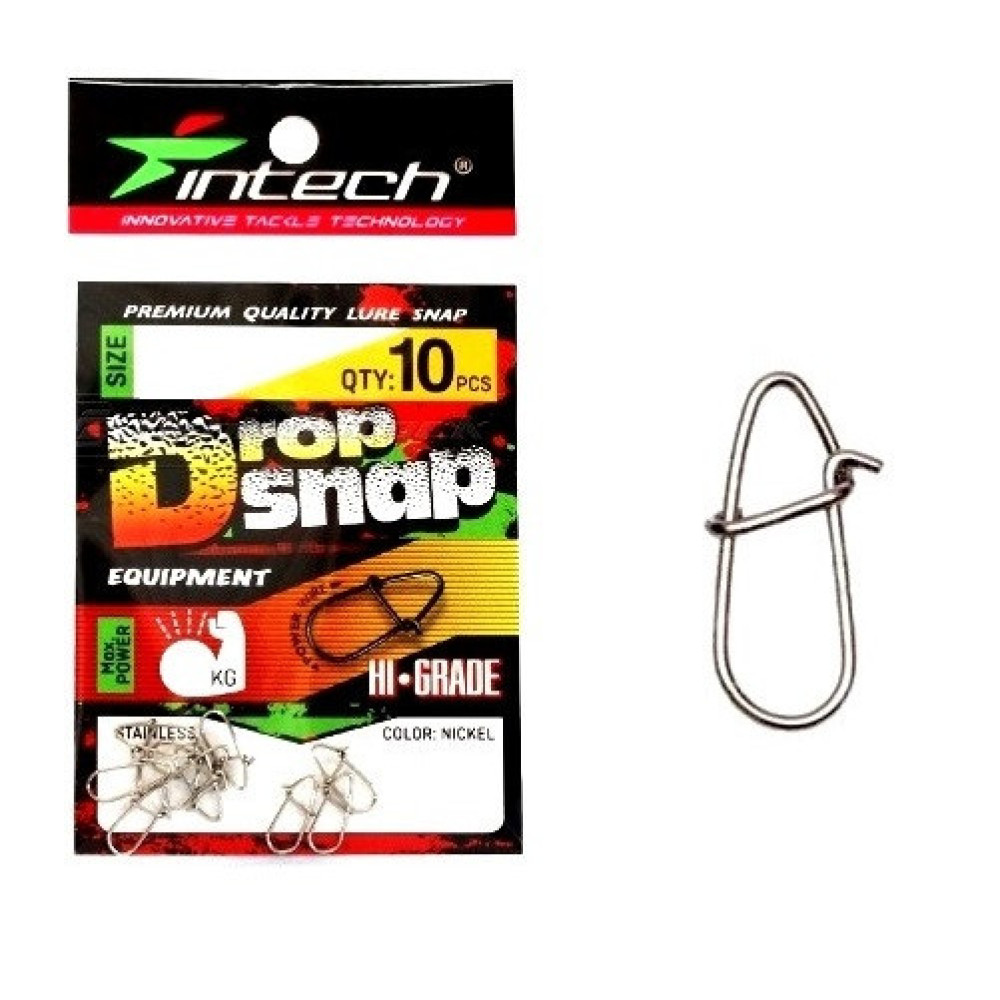 Застібка Intech Drop Snap (10 шт) (#00)