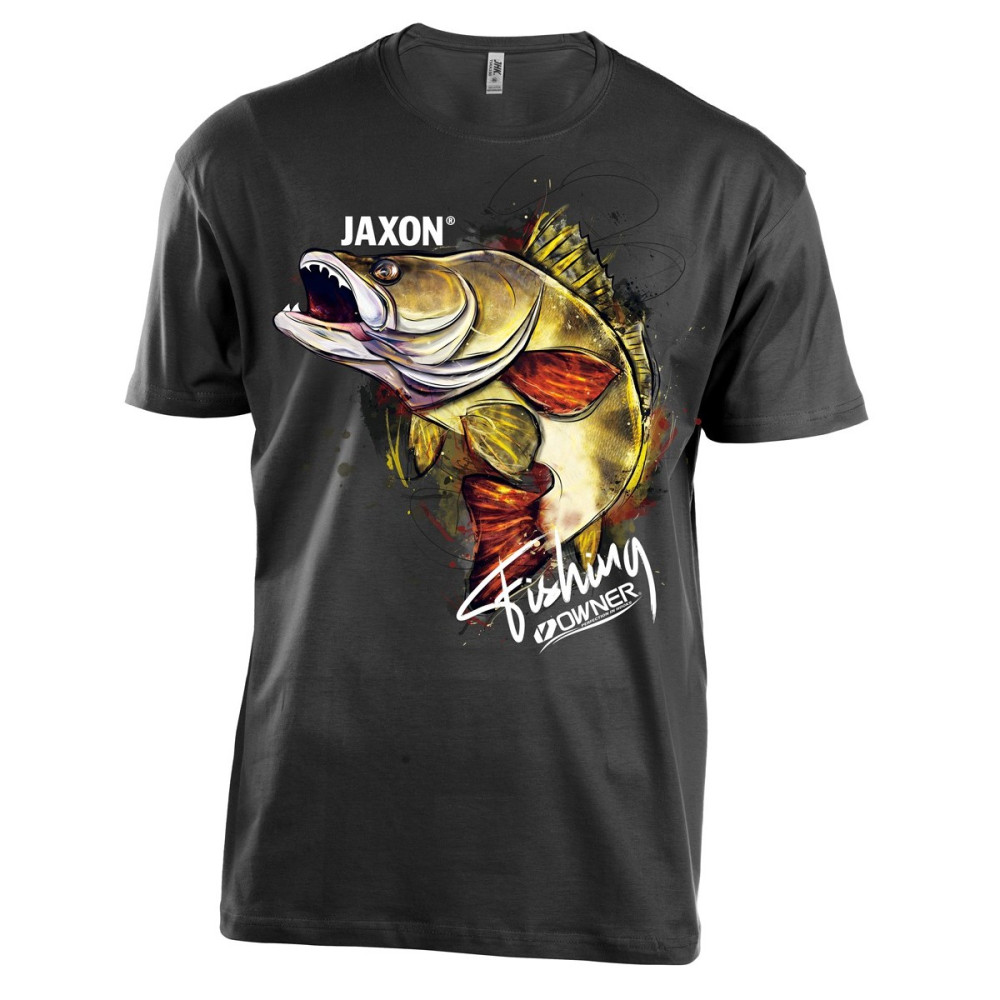 Футболка Jaxon Судак чорна XL UR-KC015XL
