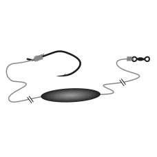 Оснащення сомове JAXON CATFISH RIG PCK гачок №4/0 AK-PCK4/0 