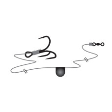 Оснащення сомове JAXON CATFISH RIG PCG гачок №4/0 AK-PCG4/0 