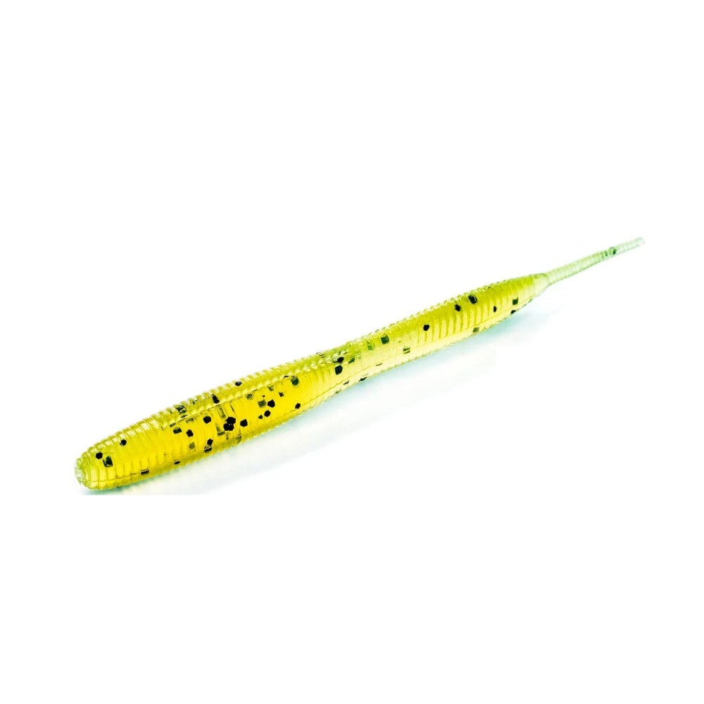 Силіконова приманка Ken Katsu Leech 3.9" #Lime (5шт)