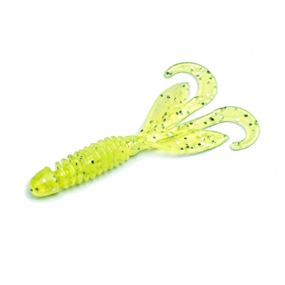 Силіконова приманка Ken Katsu Kraken 2.7" #Lime Tiger (7шт)