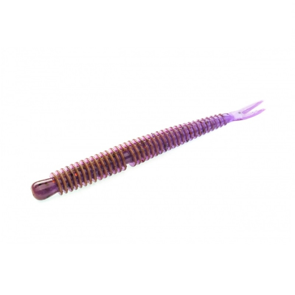 Силіконова приманка Ken Katsu Worm 3.4" #Violet (5шт)