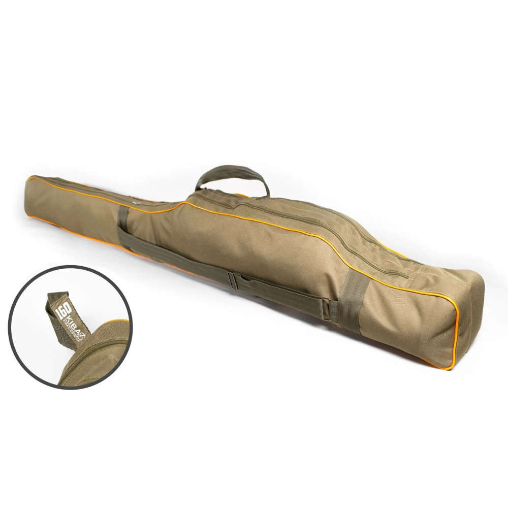 Чохол для вудлищ Kibas 160 см двосекційний, колір сірий