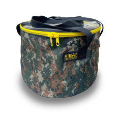 Відро для прикормки Kibas, 30см, комуфляж світлий