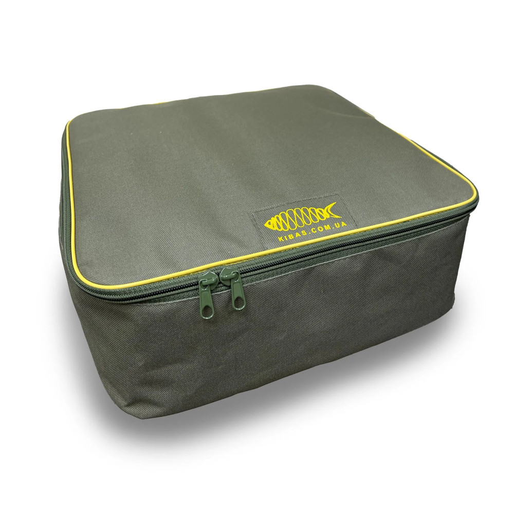 Сумка для 4-х катушок 5000-10000 жорстка хакі KIBAS
