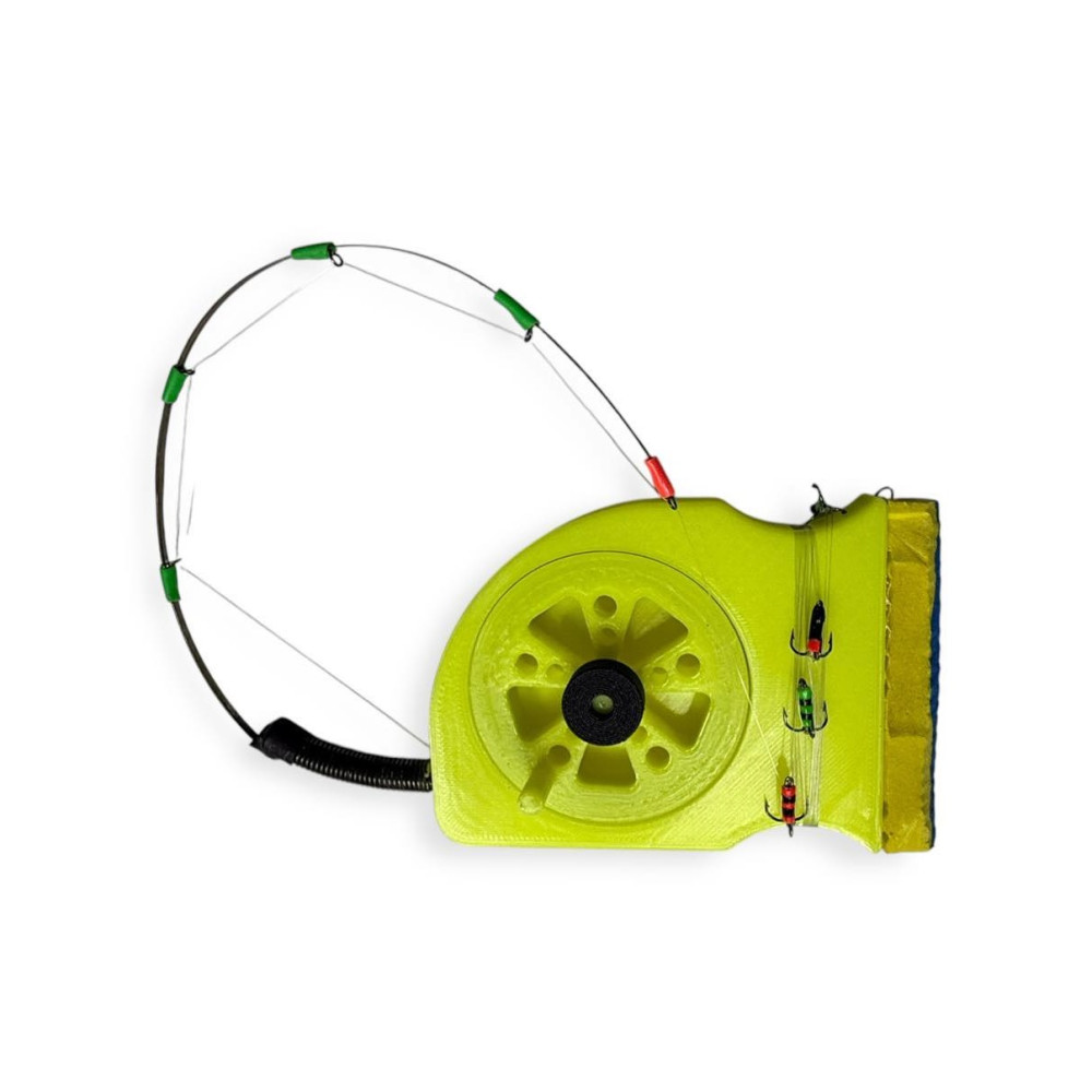 Вудка зимова LF для гірлянд з кивком (пластикова ручка) оснащена