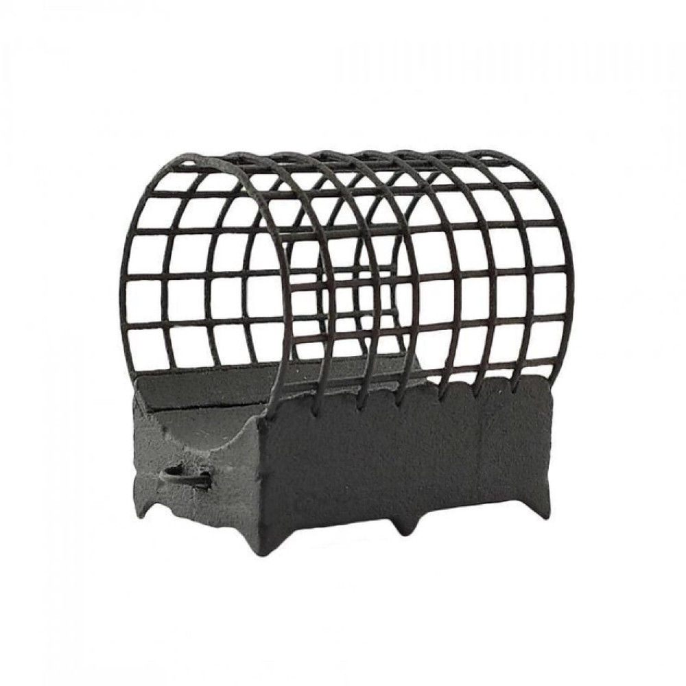 Годівниця фідерна з грунтозачепами LF (чорна) 100 гр