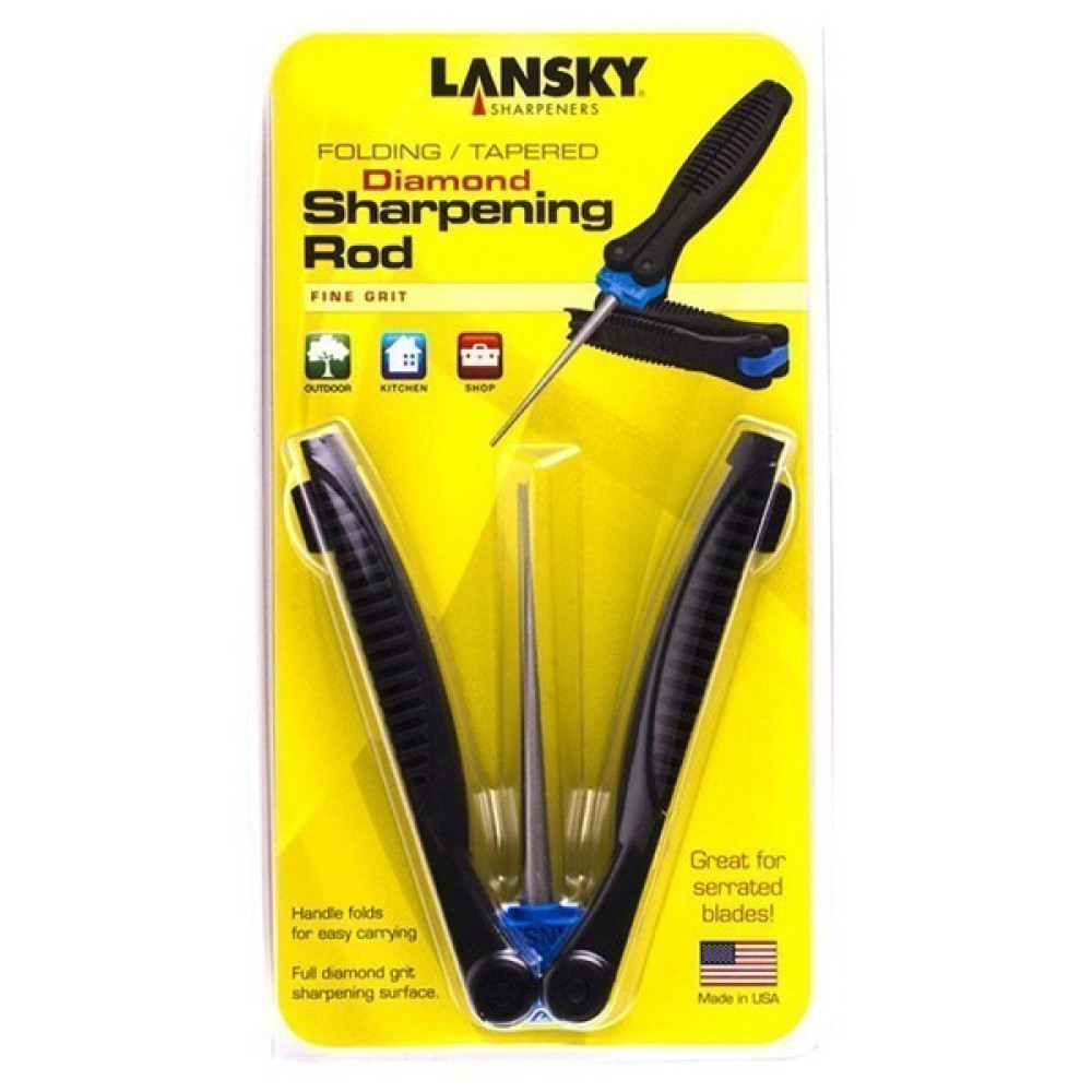 Точило Lansky New Folding Diamond Tapered Rod Fine , зерн.600 TR-600