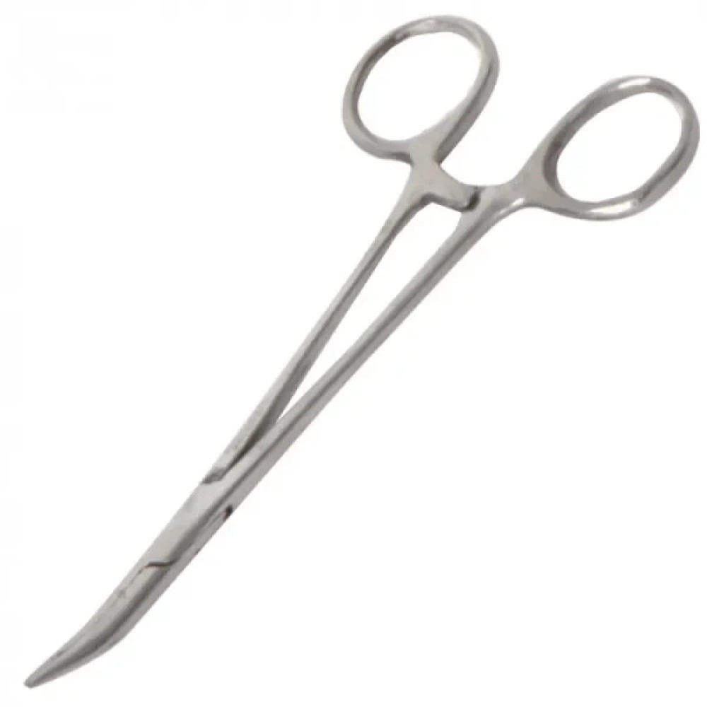 Щипці вигнуті LEEDA CURVED FORCEPS 8" (20 см) G8341
