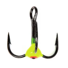 Трійник Lucky John з краплею для зимової блешні 10/04(Y), LJ99100-04 