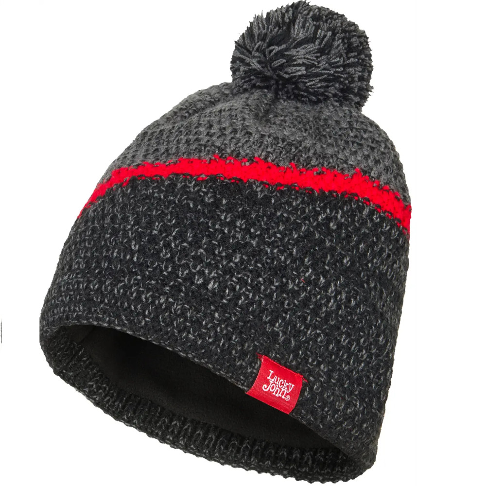 Шапка в'язана Lucky John KARMA (акрил, підкл. фліс) р.L