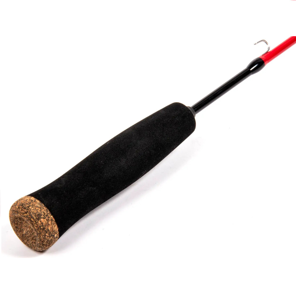 Вудка зимова цілісна Lucky John C-TECH ZANDER STICK (графіт, мотовило, до 40г) 54см, LJ121-01