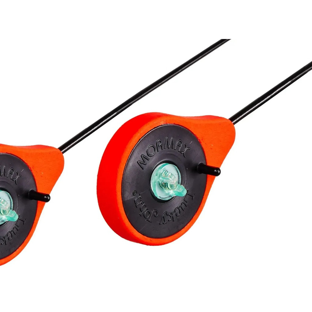 Вудка-балалайка зимова Lucky John MORMAX (червона) 24,6см