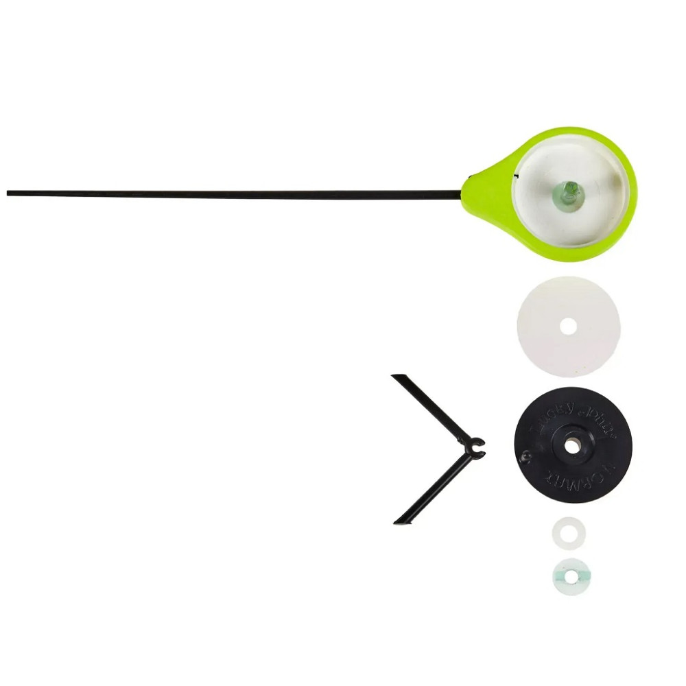 Вудка-балалайка зимова Lucky John MORMAX (жовта) 24,6см