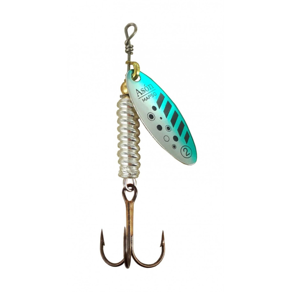 Блешня обертаюча Lukris Mapso SPINNER ASON-2 PNV PAS2PNV