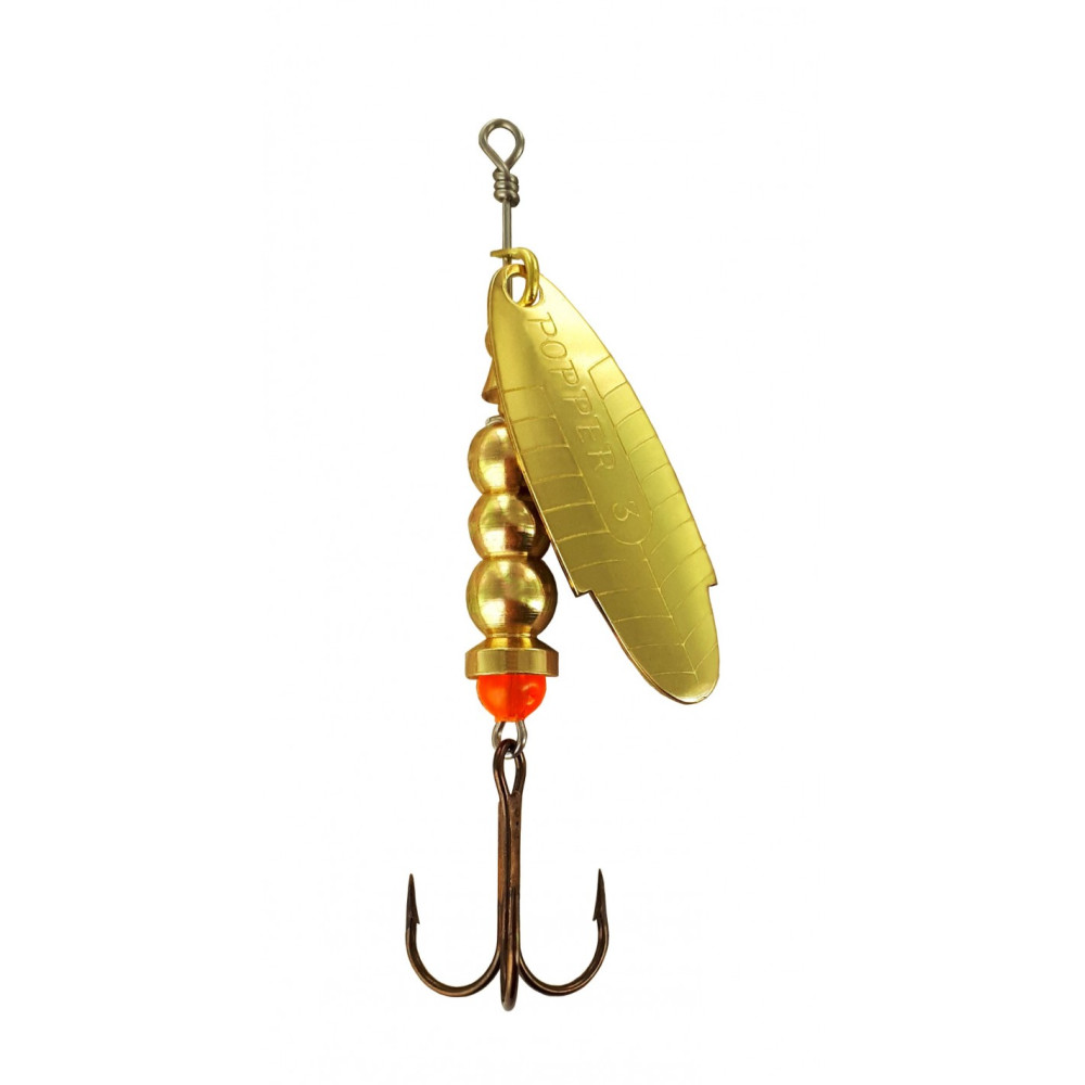 Блешня обертаюча Lukris Mapso SPINNER POPPER-3 ORO PP03О