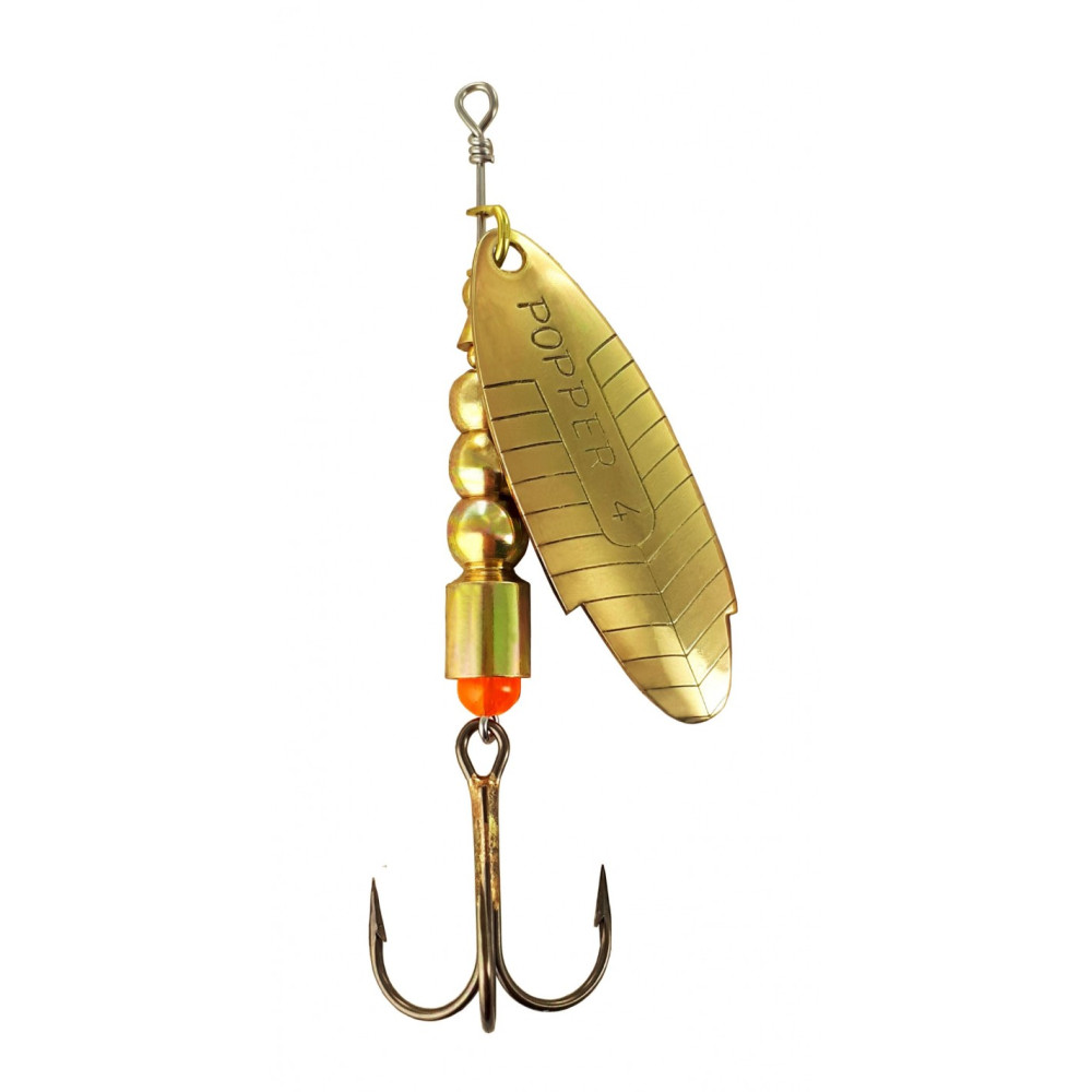 Блешня обертаюча Lukris Mapso SPINNER POPPER-4 ORO PP04O