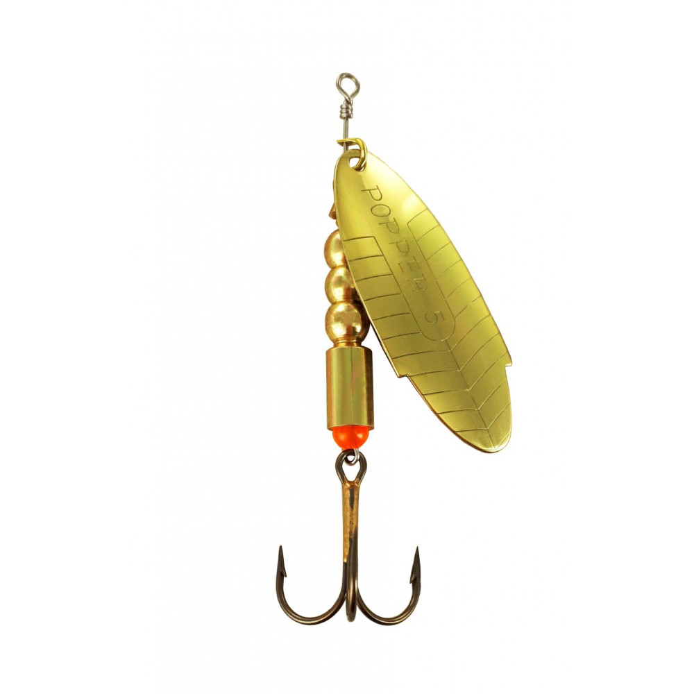 Блешня обертаюча Lukris Mapso SPINNER POPPER-5 ORO PP05O