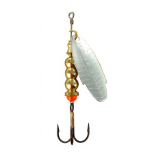 Блешня обертаюча Lukris Mapso SPINNER POPPER-3 PLATA PP03Р