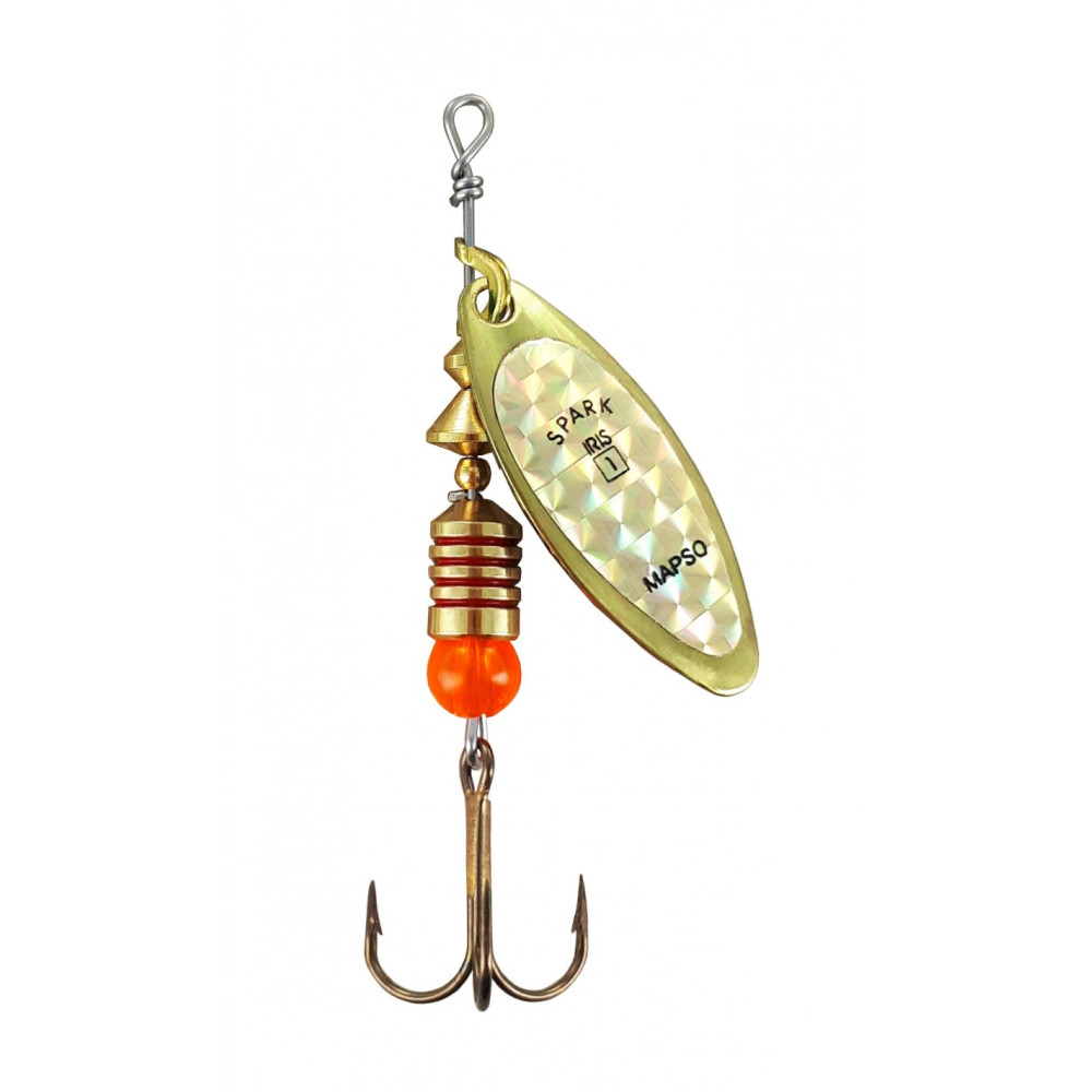 Блешня обертаюча Lukris Mapso SPINNER SPARK-1 O-IRIS-ORO PSPM1OM